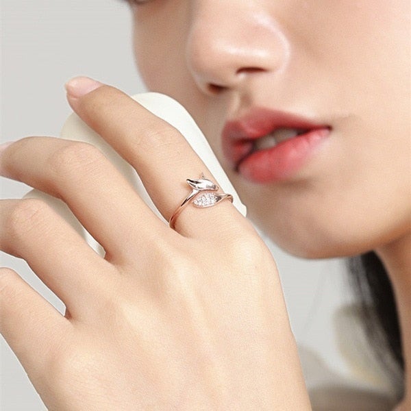 Anillo Zorro en Plata Rose