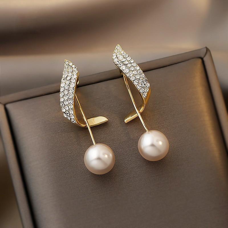 Aretes de Perla en Oro