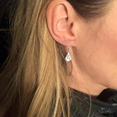 Aretes de Flores Vintage en Plata 925