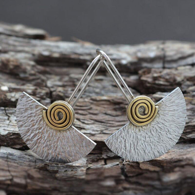 Aretes Vintage de Emperador en Plata