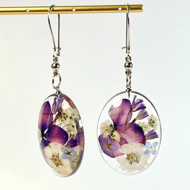 Aretes Vintage Flor de Cristal